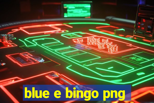 blue e bingo png